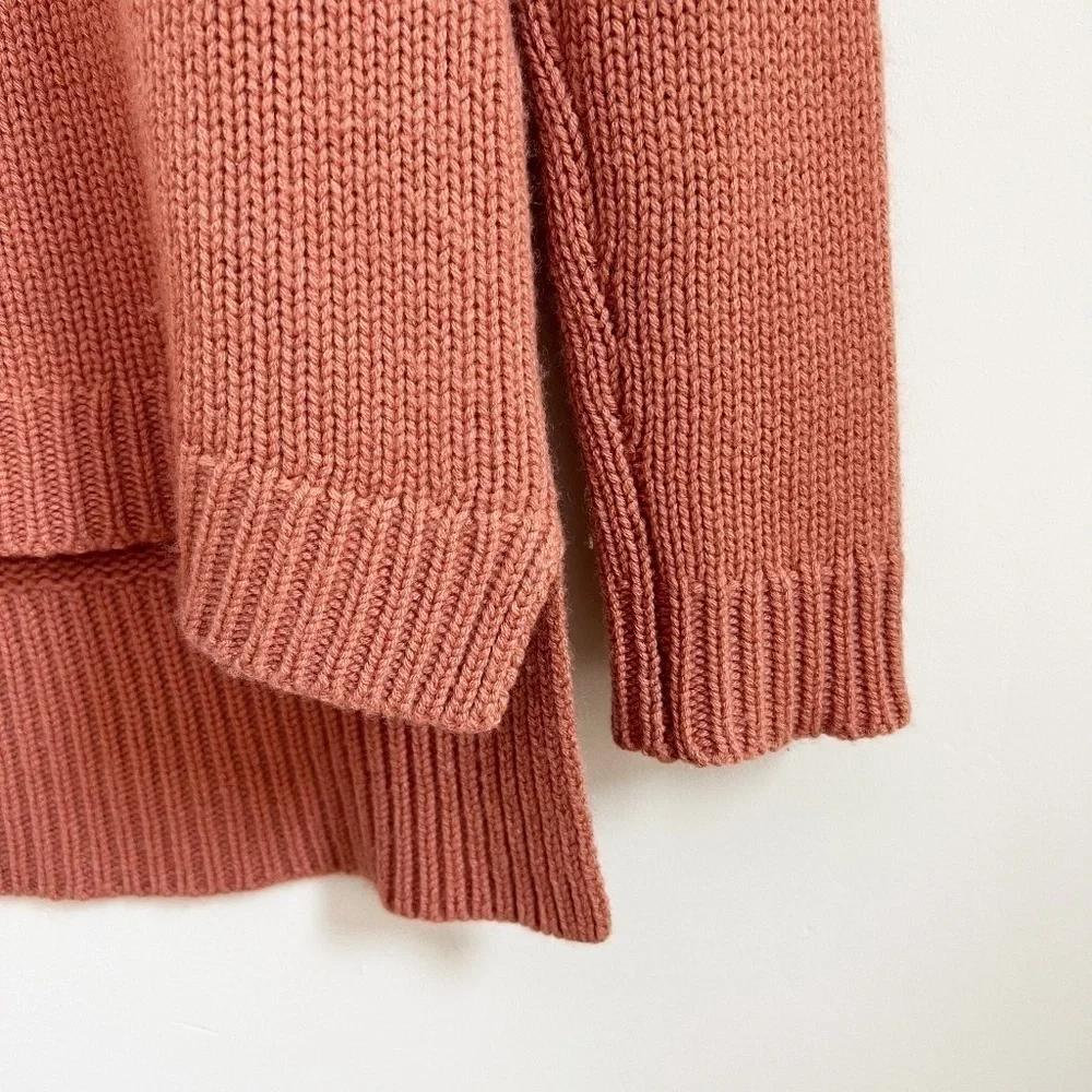 ANN TAYLOR Womens 100% Cashmere Mauve Knit Classic Sweater XS